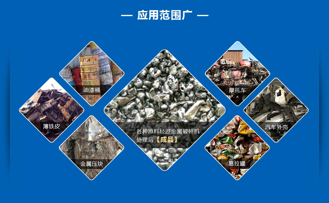 金（jīn）屬破（pò）碎機（jī）應用範圍廣